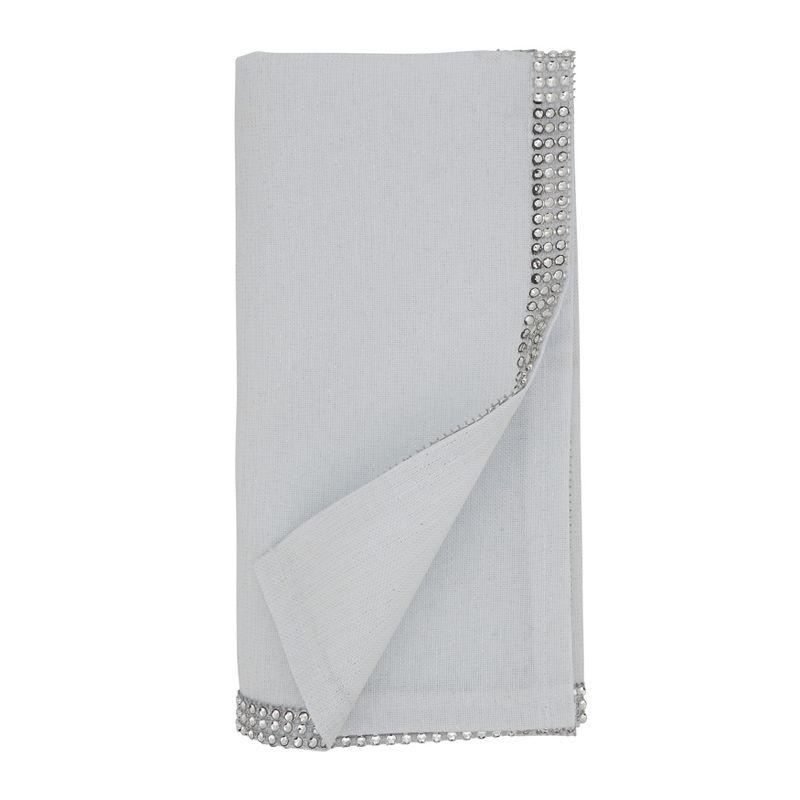 Lily Polyester No Pattern Square Napkin