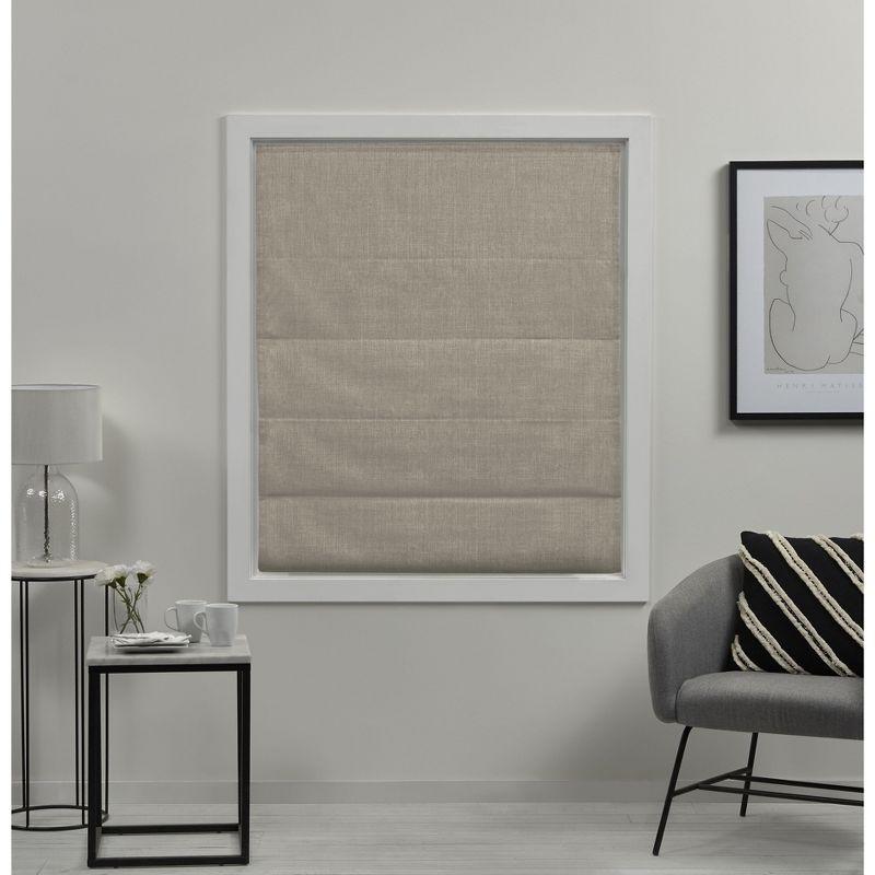 Amalgamated Textiles Exclusive Home Acadia 100% Blackout Roman Shade