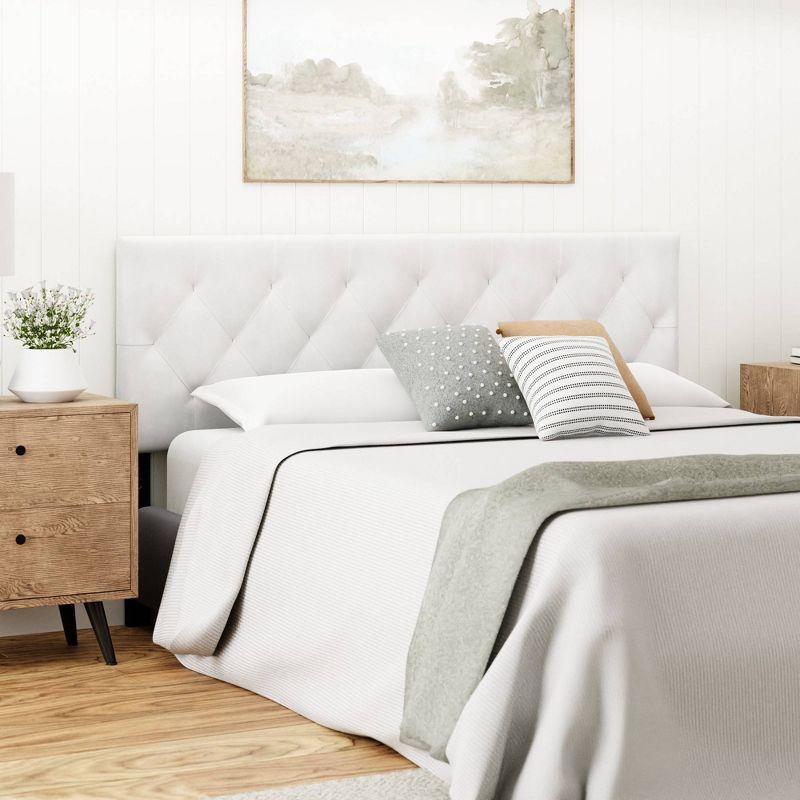 Avery Adjustable Faux Leather Headboard - Brookside Home