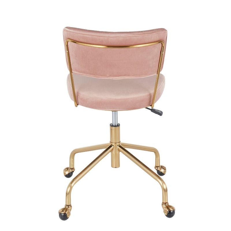 Danielburnham Velvet Task Chair