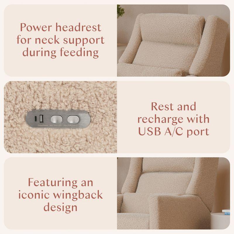babyletto Kiwi Plus Power Glider Recliner w/ Power Headrest