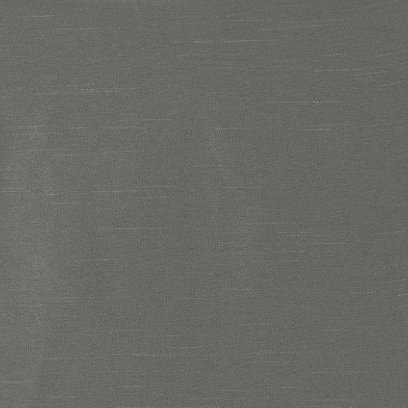 Charcoal Faux Silk Room-Darkening Tab Top Drapes