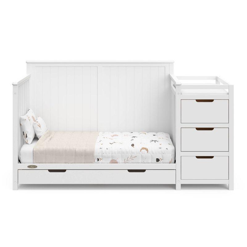 Graco Hadley 5-in-1 Convertible Crib and Changer with Storage
