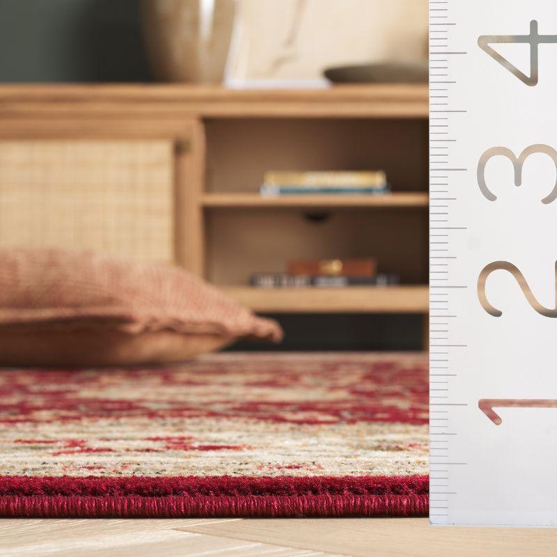 Lyndhurst LNH212 Power Loomed Area Rug - Red/Ivory - 9'x12' - Safavieh