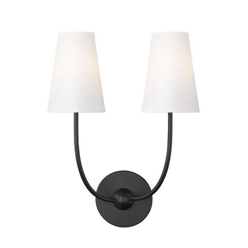 Z-Lite Shannon 2 - Light Sconce in  Matte Black