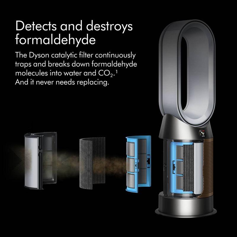 Dyson Dyson Hp09 Purifier Hot + Cool Formaldehyde Purifying Fan, White/gold