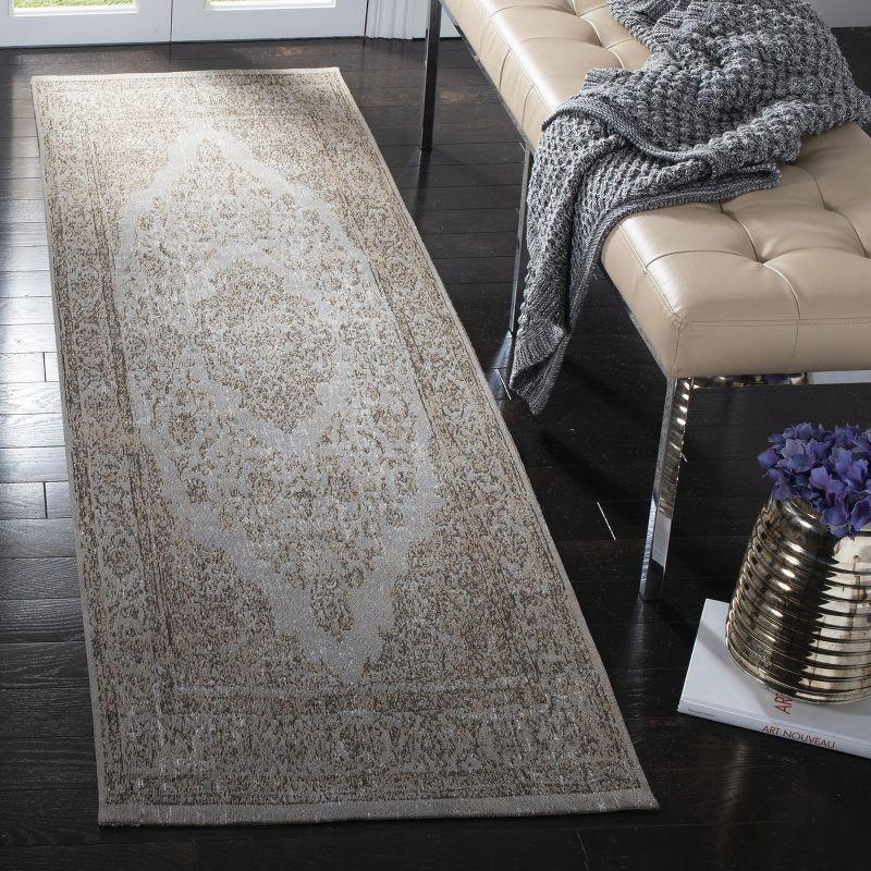 Classic Vintage CLV121 Loomed Indoor Area Rug - Grey - 2'4"x4'8" - Safavieh