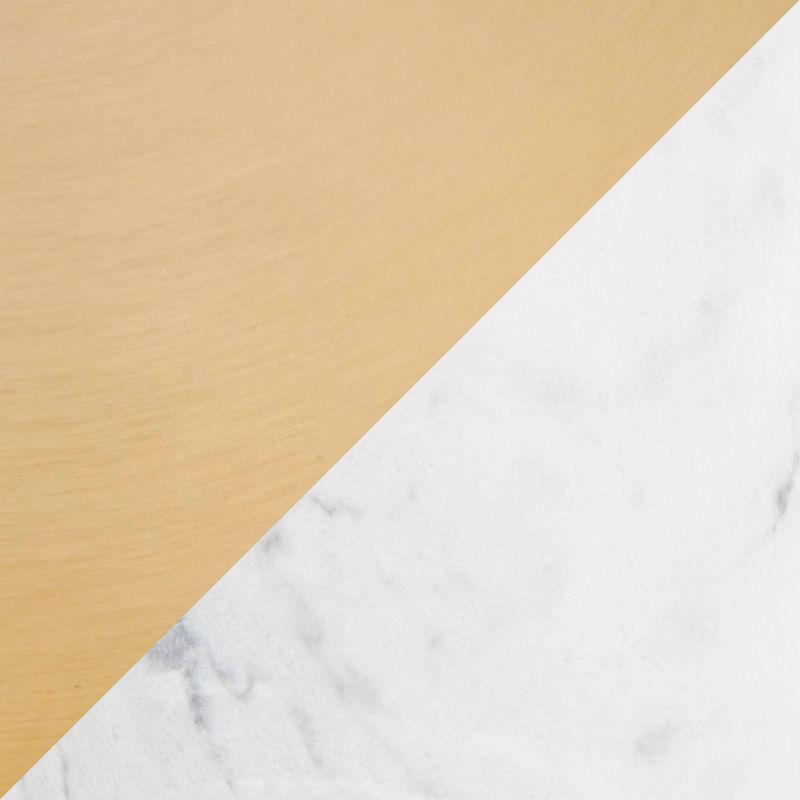 Symbol Contemporary/Glam Floor Lamp with Integrated Table & Marble Base - LumiSource: Tall, LED, UL Listed