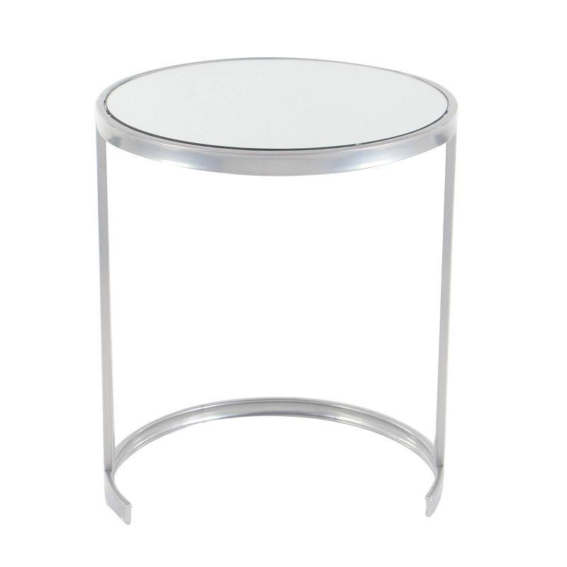 Set of 3 Contemporary Metal Accent Table - Olivia & May