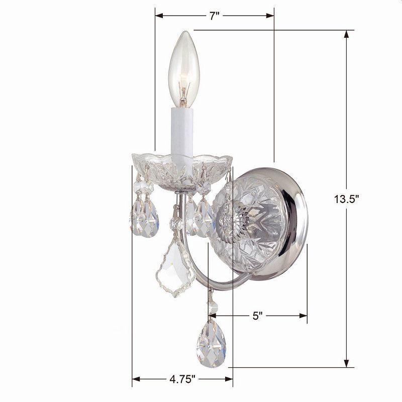 Crystorama Lighting Imperial 1 - Light Sconce in  Polished Chrome