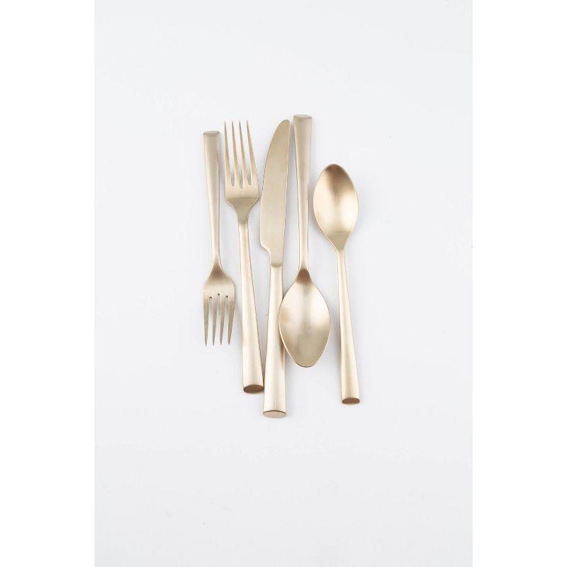 20pc Gilda Champagne Satin Flatware Set - Cambridge Silversmiths