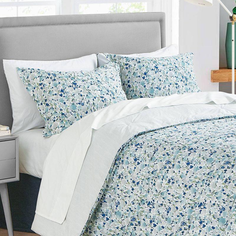 Poppy & Fritz Standard Cotton Reversible Duvet Cover Set