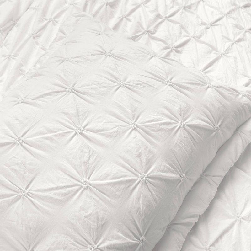 3pc Ravello Pintuck Soft Oversized Duvet Cover Set - Lush Décor