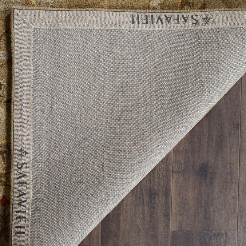 Elegance Revived Hand-Tufted Taupe Wool Rectangular Area Rug