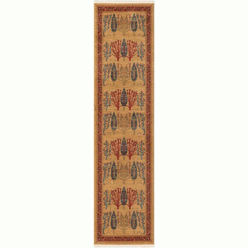 Unique Loom 2' 7 x 10' 0 Runner Tan Fars Mesquite Area Rug