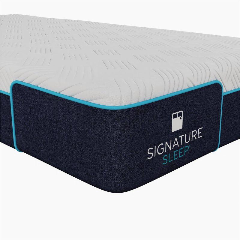 Signature Sleep Bliss 8" Charcoal Cool Gel Memory Foam Mattress