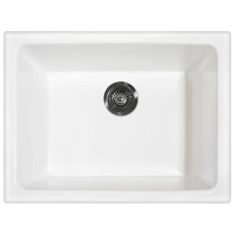 Single Bowl Fireclay Undermount Kitchen Sink