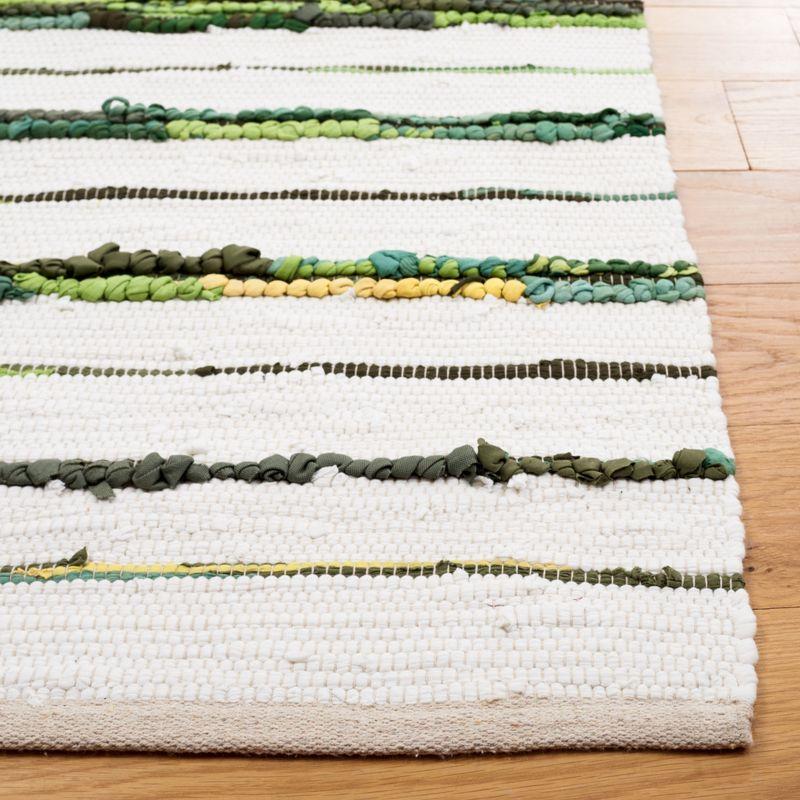 Montauk MTK623 Hand Woven Area Rug - Green/Ivory - 6'x6' - Safavieh.
