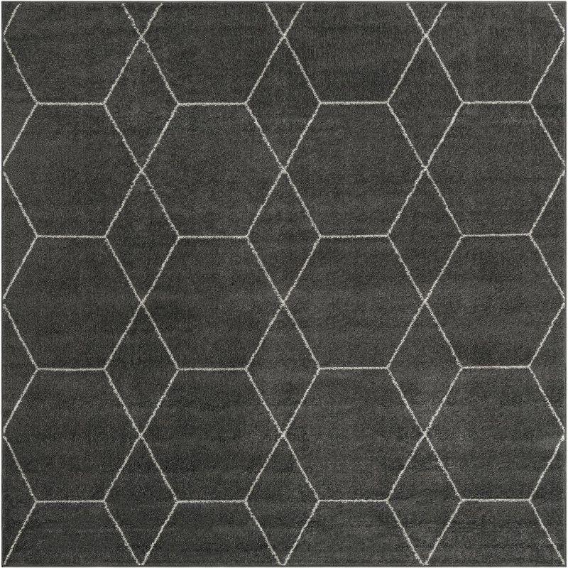 Unique Loom Trellis Frieze Geometric Trellis Indoor Woven Area Rug