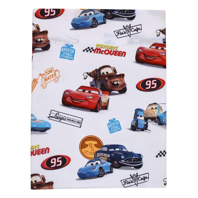 Disney Cars Radiator Springs Reversible Characters Toddler Bedding Set