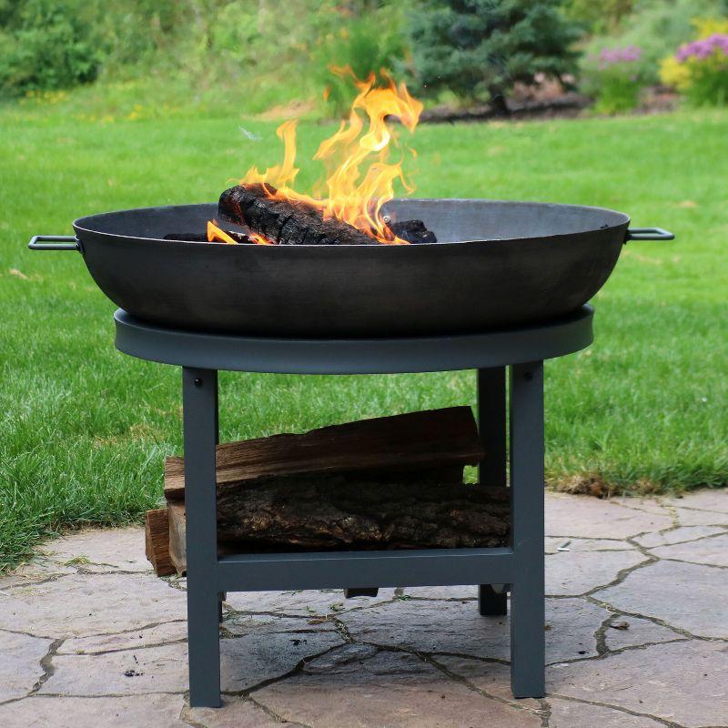 Cast Iron Wood Burning Fire Pit