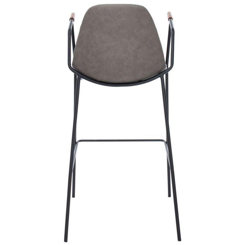 Chaliah Upholstered 30'' Counter Stool with Metal Frame