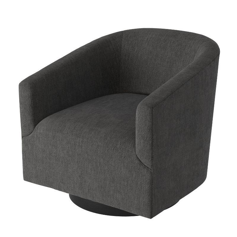 Donovan Upholstered Swivel Barrel Chair