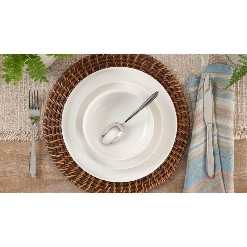 Oneida Entertain 365 24 Seven White 12 - Piece Dinnerware Set (Set of 4)