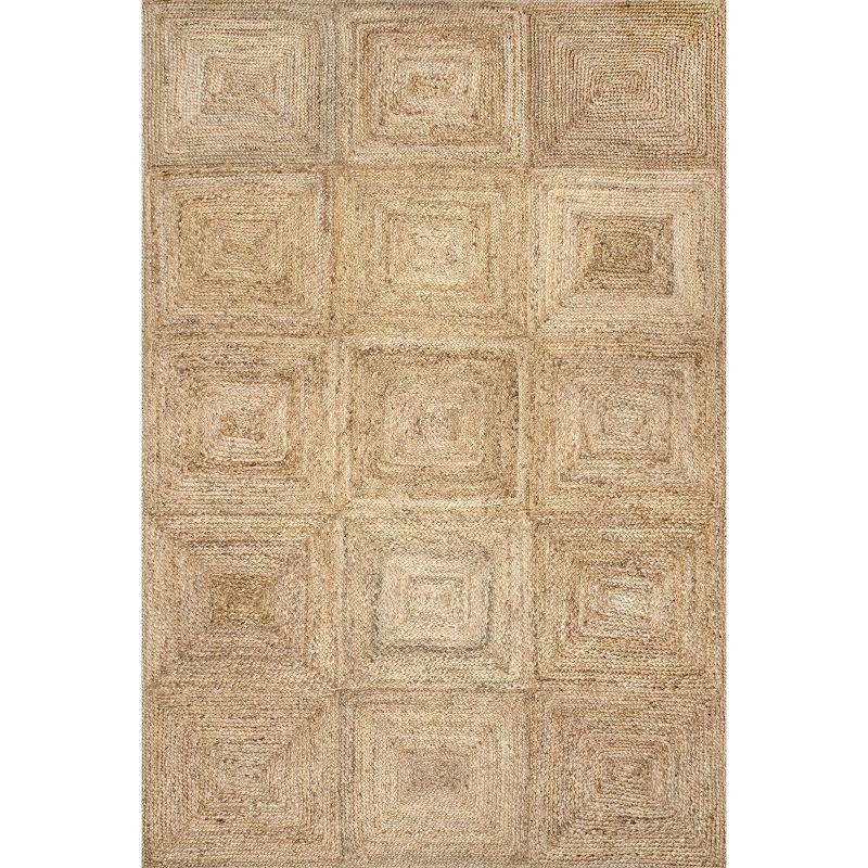 Lauren Liess x Rugs USA Juniper Tiled Jute Area Rug