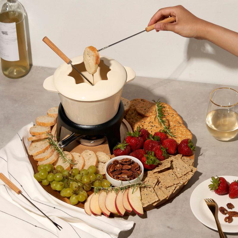 Twine Cast Iron Fondue Set
