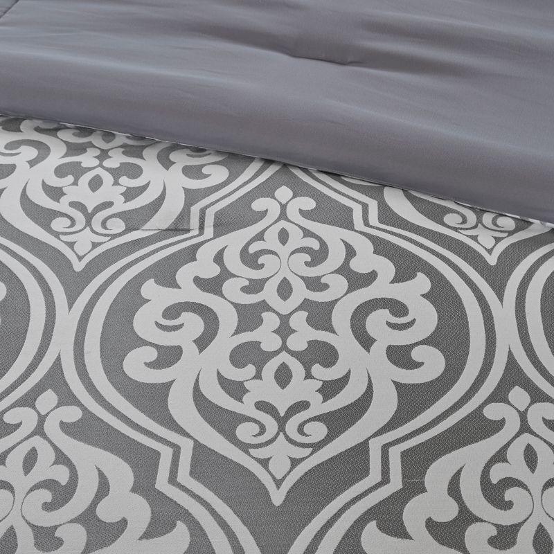 Jordan Microfiber Traditional 24 Piece Damask Comforter Set