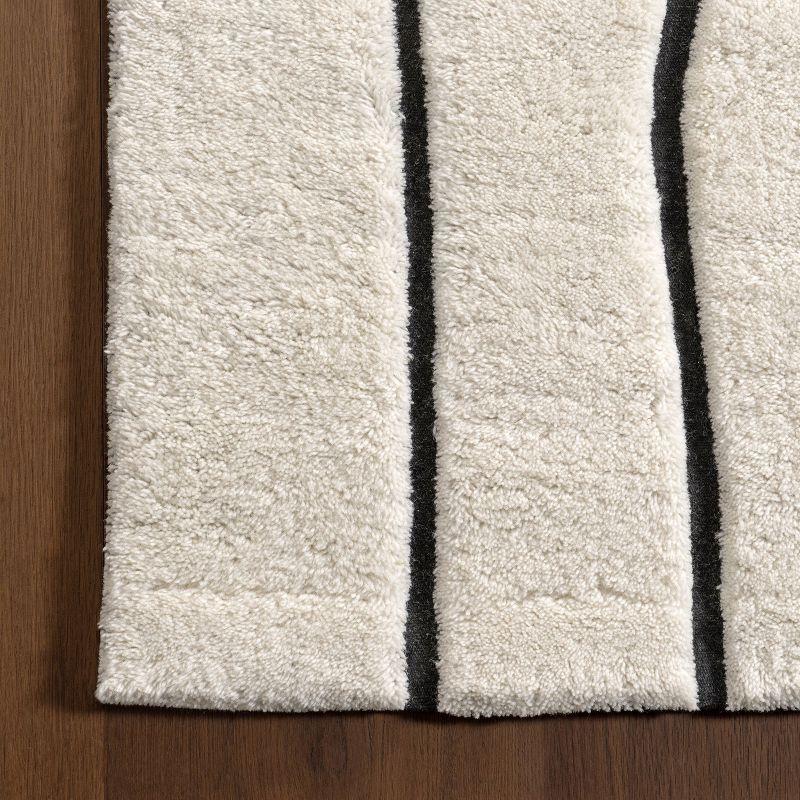 Abstract New Zealand Wool Area Rug