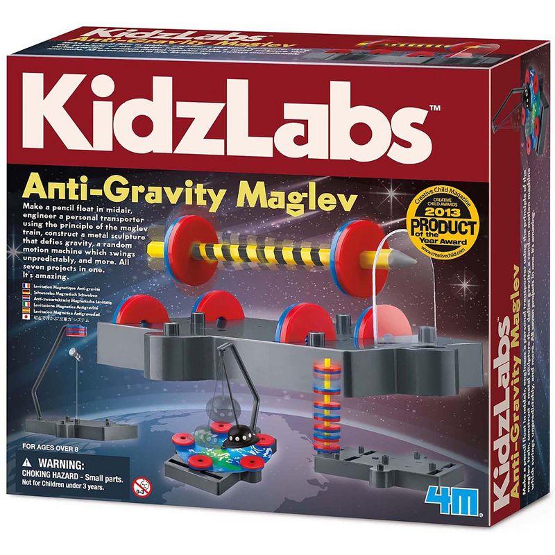 4M: KidzLabs Anti-Gravity Maglev - 7 Physics Projects, Magnetic Levitation STEM