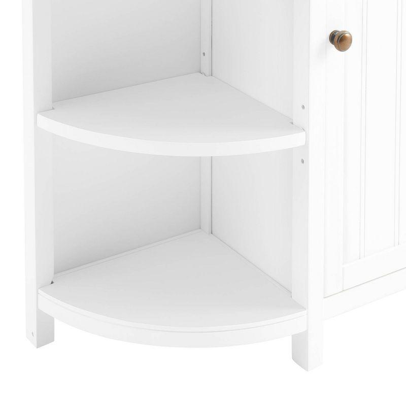 Dover Deluxe Storage Cabinet with Shelving White - Alaterre Furniture