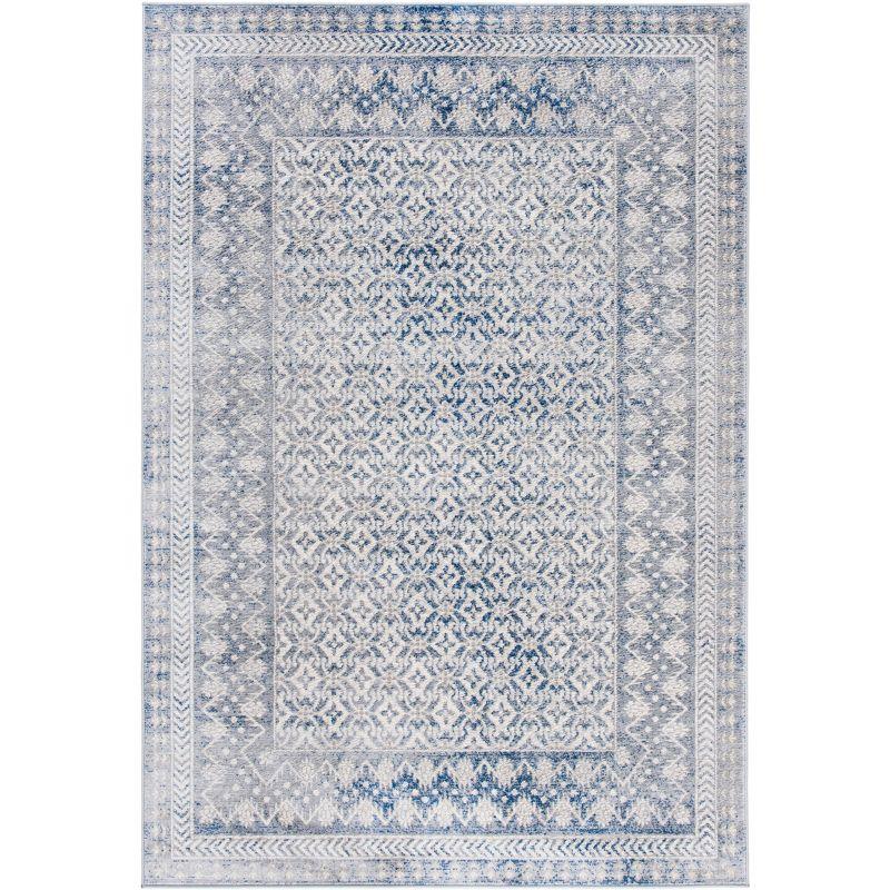 Brentwood BNT899 Power Loomed Indoor Accent Rug - Ivory/Light Grey - 3'x5' - Safavieh