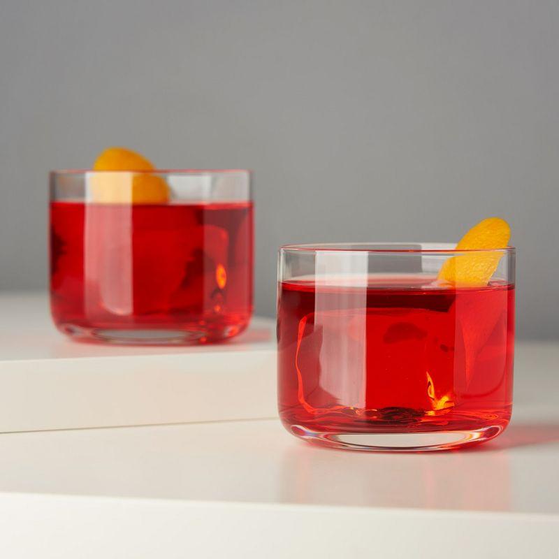 Viski Raye Crystal Negroni Glasses (Set of 2)