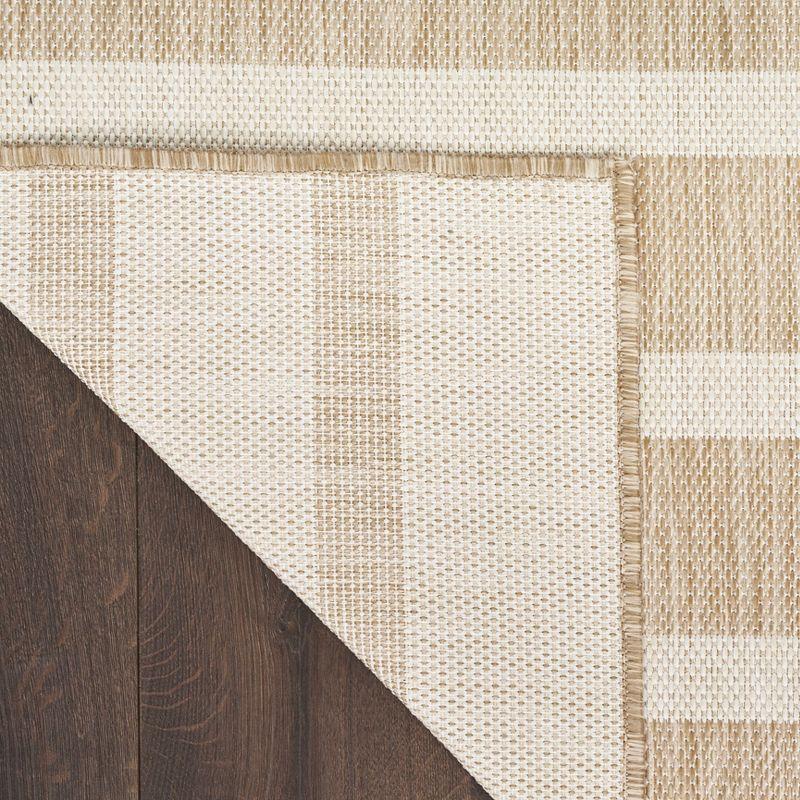 Nourison Positano Modern Stripes Flatweave Outdoor Rug