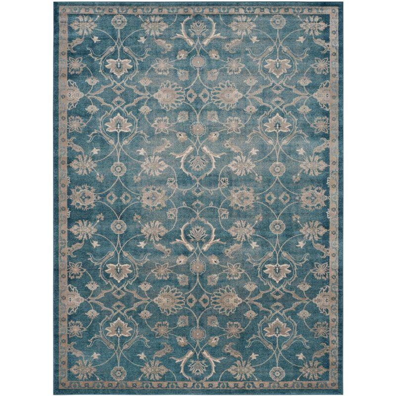 Sofia SOF386 Power Loomed Area Rug - Blue/Beige - 8'x11' - Safavieh.