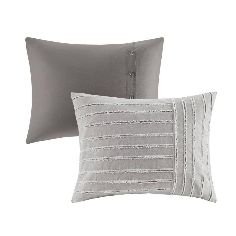 Madison Park Signature Madison Park Signature Essence Oversized Cotton Clipped Jacquard Comforter Set