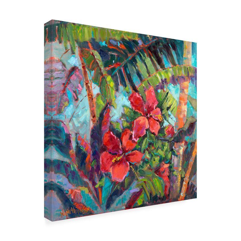 Trademark Fine Art - Nanette Oleson 'Splash Of The Tropics Ii' Outdoor Canvas - 14x14