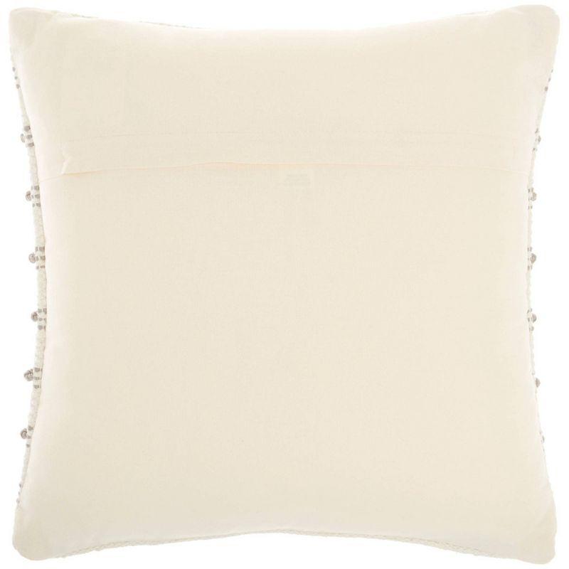 Life Styles Woven Lines and Dots Throw Pillow - Mina Victory