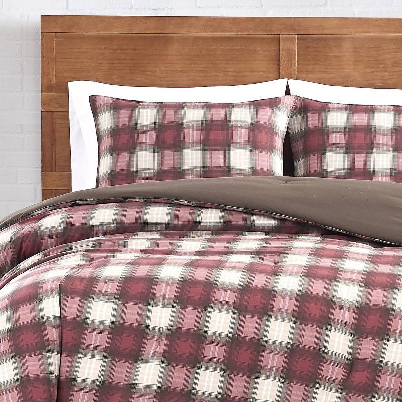 Eddie Bauer Eddie Bauer Navigation Plaid Cotton Reversible Comforter Set