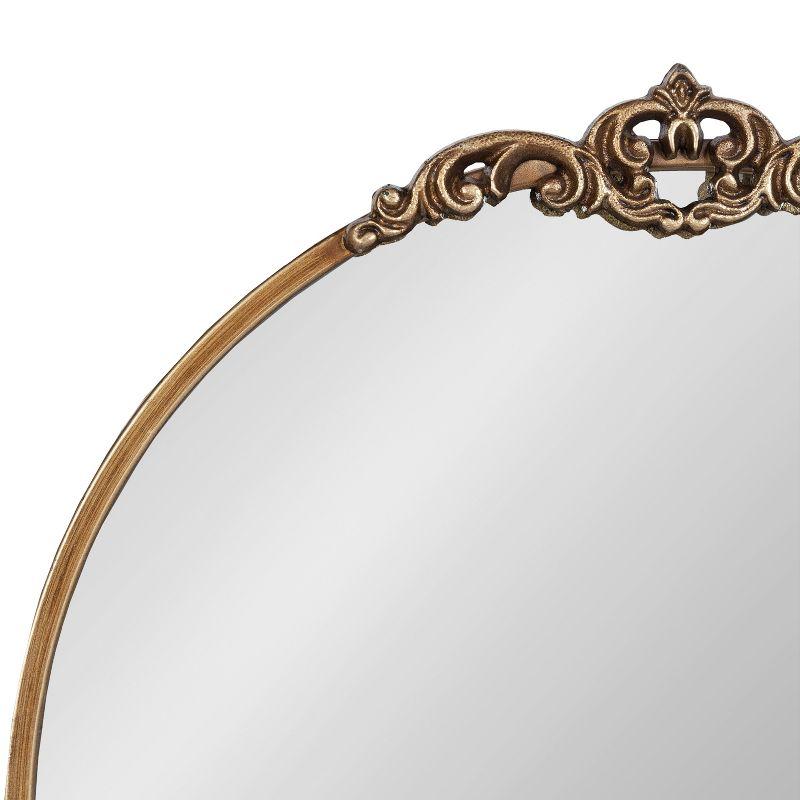 Kate & Laurel All Things Decor Myrcelle Arched Wall Mirror with Shelf