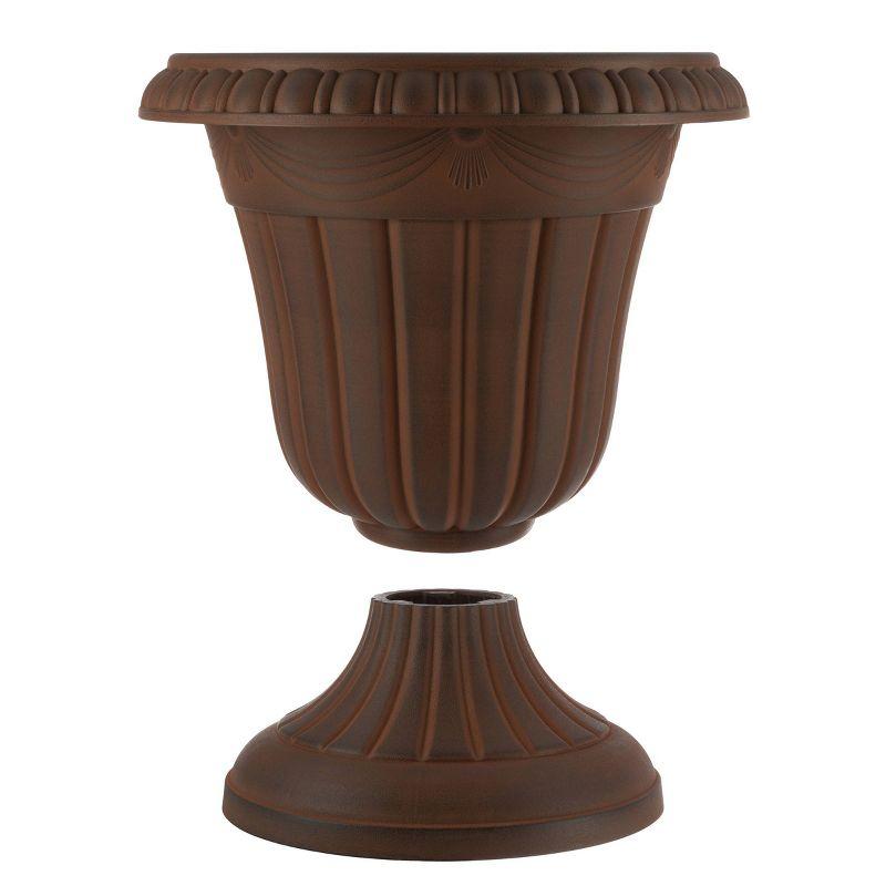 Pure Garden 2pc Outdoor Urn Planters 10"x12" & 16"x18"