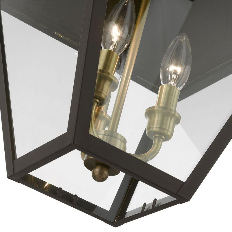 Livex Lighting Wentworth 3 - Light Pendant in  Bronze/Antique Brass