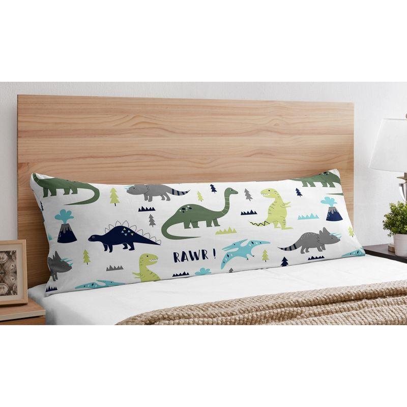 Mod Dinosaur Body Pillow Case