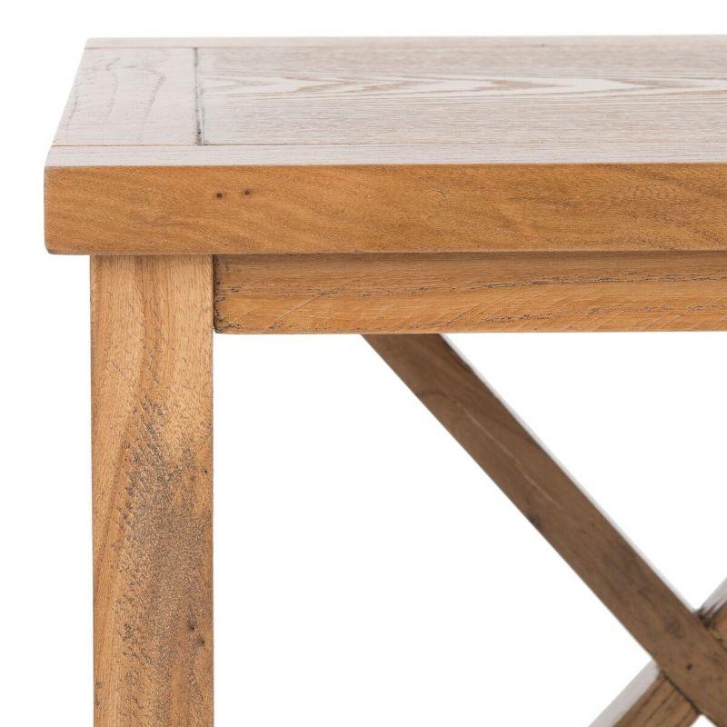 Candace End Table - Oak - Safavieh.