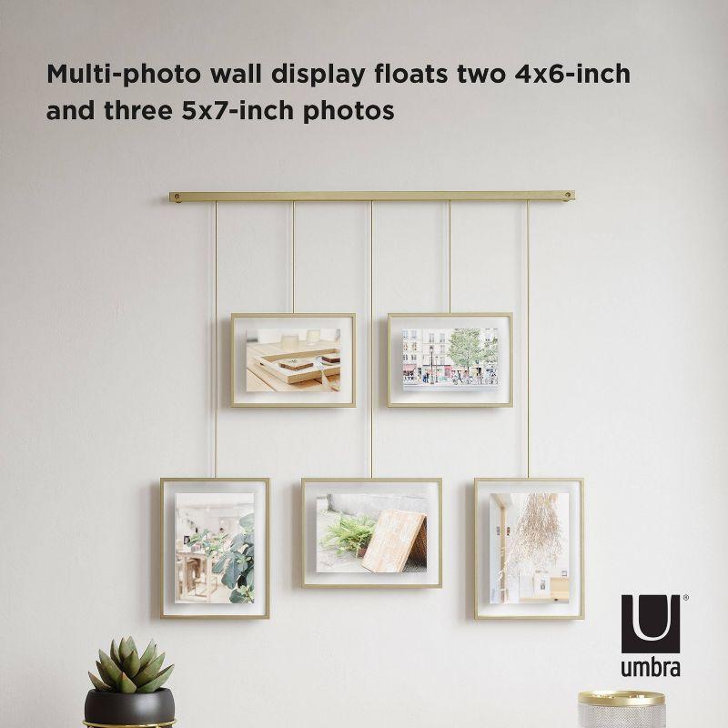 5-Piece Matte Metal Collage Frame Set