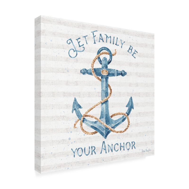 Trademark Fine Art - Lisa Audit 'Nautical Life Iv' Outdoor Canvas - 14x14