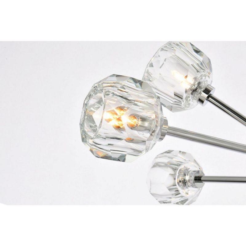 Elegant Lighting Graham 10 - Light Pendant in  Chrome